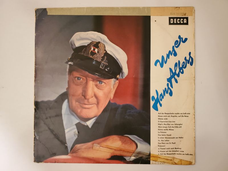 Hans Albers Unser Hans Albers vinyl record